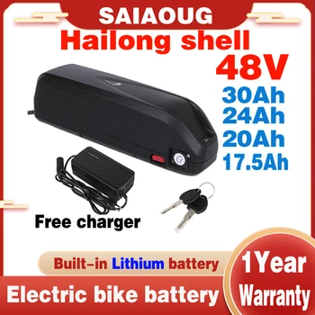 48V30ah סוללה Ebike 24Ah 17.5 אה על אופניים חשמליים, קורקינט חשמלי/גלגלים Hailong סוללה 18650 20ah עם מטען