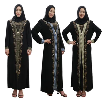 נשים הערבי תלבושות מסורתיות Abaya האסלאמית Kaftan מסיבת קרנבל תפילה האסלאמית השמלה להגדיר בוגרים דובאי עיד מזדמן חלוקים