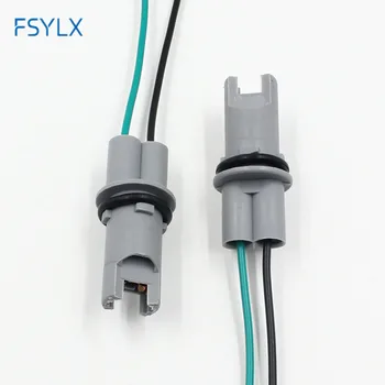 FSYLX 100pcs t10 שקע בעל בסיס מתאם T10 T15 W5W 194 168 נורת led כבל מתאם 30 ס 
