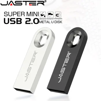 ג ' סטר מתכת עמיד למים USB 2.0 Flash Drive 64GB 32GB 16GB שחור עט כונן 8GB מתנה יצירתית USB מקל חינם לוגו מחזיק מפתחות דיסק U