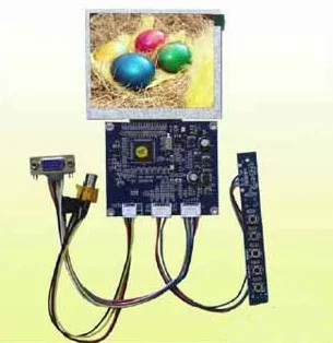 וידאו / VGA לנהוג לוח + 4.0 inch TFT LCD מסך 320(RGB)*240 (NTSC / PAL / מערכת OSD תפריט / תקן RoHS)