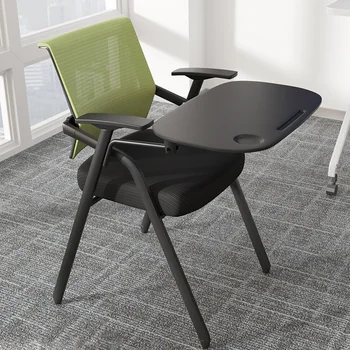 מחשב כסא ארגונומי עם לוח קיפול הכיסא במשרד, המשרד כותב הכיסא הדרכה הכיסא שילוב רהיטים