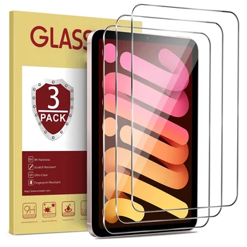 (3 חבילות) מזג זכוכית עבור אפל iPad Mini 6 8.3 2021-6 דור מגן מסך לוח סרט