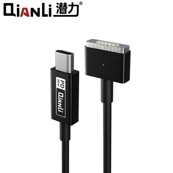 QianLi עבור ה-MacBook Air אדפטיבית טעינה מהירה QC/משטרת הסכמה מלאה דמה קו 45W 60W 85W מסוג C T L כבל חשמל כבל מתאם