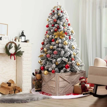 28.5 אינץ ' עץ עץ צווארון קופסה פנימית/חיצונית להשתמש מסיבת גן, אספקת עץ חג המולד בעל קופסאות שנה חדשה שמחה