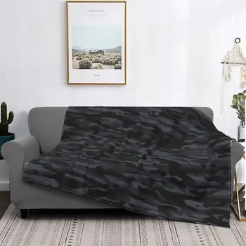 3D מודפס לילה תבנית הסוואה שמיכת פלנל ארבע עונות מרקם חייל נייד רכה שמיכה הספה במשרד כיסוי מיטה