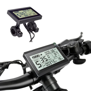 אופניים חשמליים KT 17A בקר+KT-LCD3 LCD מכשיר 36V 48V מנוע בקר גל מרובע עם כפול מסתיים אור כבל SM משותפת