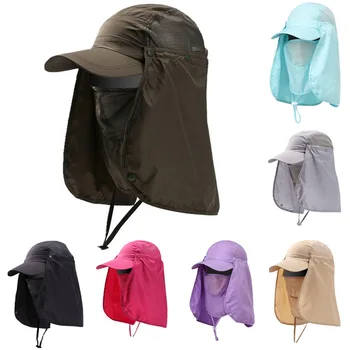קיץ, שמש כובע נשים הגנת UV מכונית חשמלית כובע נשלף כובע קרם הגנה של גברים דייג הליכה כובע קיץ כובעים לנשים