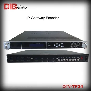 FTA IPTV מקודד Headend מקלט RF DVB T2-IP Gateway כדי RF ממיר