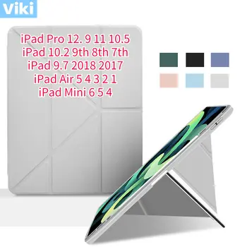 קיפול חכם לעמוד כיסוי עבור ה-iPad Pro 12.9 11 2022 2021 2018 10.5 10.2 9 8 7 9.7 אוויר מיני 6 5 4 3 2 1 לוח מעטפת