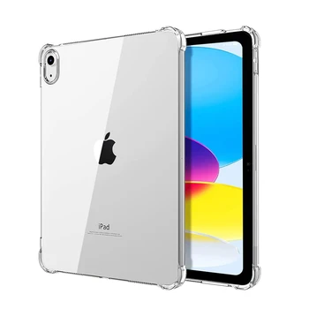 עבור iPad 10.2 2022 2021 2020 2019 מקרה TPU הסיליקון השקוף סלים כיסוי לאייפד 10 9 8 7 דור אחורה Coque קאפה