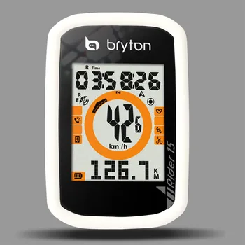 אופניים R15 גומי סיליקון מקרה מגן עם מסך LCD סרט Bryton Rider 15 אופניים רכיבה על אופניים GPS מחשבים כיסוי חכם