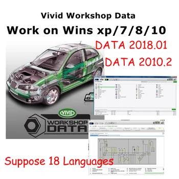 2018 או 2010 רכב עזים סדנת נתונים 2018.01 V10.2 מכונית חשמלית תרשים עבודה על תיקון זוכה XP וירטואלי