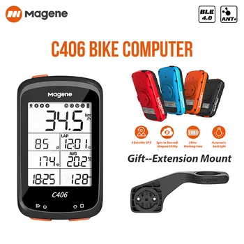 Magene GPS Bike Computer אלחוטית מד המהירות C406 עמיד למים כביש אופניים MTB Bluetooth רכיבה על אופניים נגד האופניים אביזרים