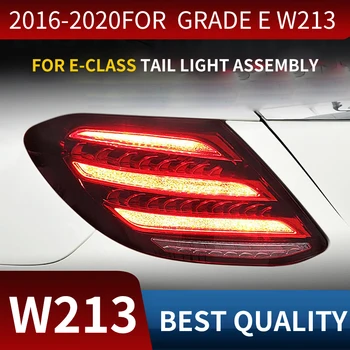 אל קאידה רכב סטיילינג הזנב המנורה על W213 2016-2020 E200 E260 E300 LED פנס אחורי DRL הריצה איתות אחורי בלם אחורי אביזרים