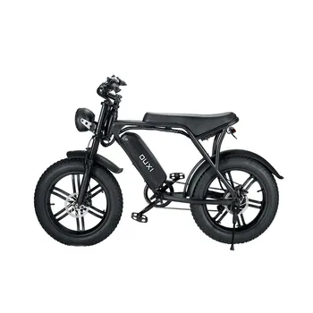 750w אופניים חשמליים 20 אינץ שלג האופניים 7 מהירות ליתיום סוללה הר גבוה פחמן פלדה מסגרת Brushless Motor עמיד