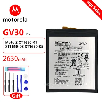 100% מקוריים החדש של מוטורולה GV30 סוללה עבור Motorola Moto Z XT1650-01 XT1650-03 XT1650-05 GV30 טלפון נייד Batteria