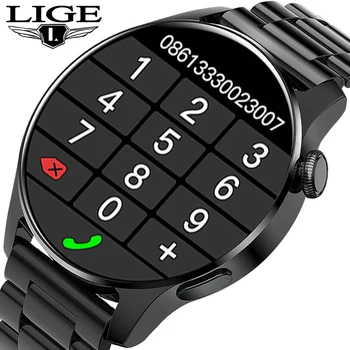 2023 LIGE שעון חכם גברים Bluetooth מוסיקה לקרוא עמיד למים ספורט כושר לצפות בריאות Tracker אישה smartwatch עבור אנדרואיד IOS