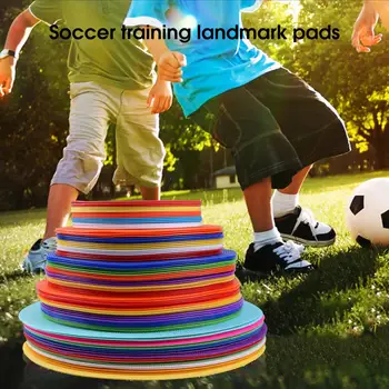 אימון כדורגל סימן דיסק מצוין פלסטיק החלקה על תרגיל אימון כדורגל מארק צלחת אימון כדורגל הרישוי.