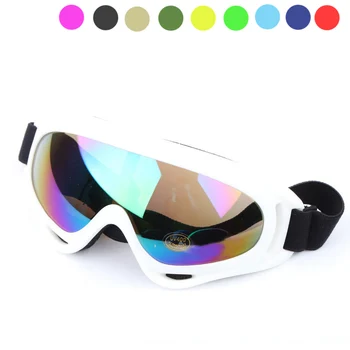 נגד אולטרה סגול ו Windproof מסגרת צבעונית רב-צבע X400 ספורט משקפי סקי שלג משקפי סקי משקפיים