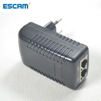 DC 24V 1A PoE מזרק אספקת חשמל Over Ethernet Adapter עם נורית חיווי לקבלת תמיכה פו מכשיר אותנו האיחוד האירופי עבור מצלמת IP