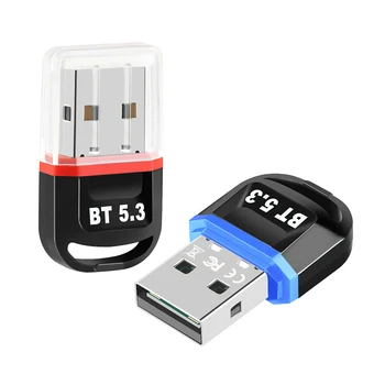USB מתאם Bluetooth אלחוטי רמקול אודיו עכבר Bluetooth Dongle מתאם USB תומך ב-Windows 8.1 Win10 Win11 מקלט
