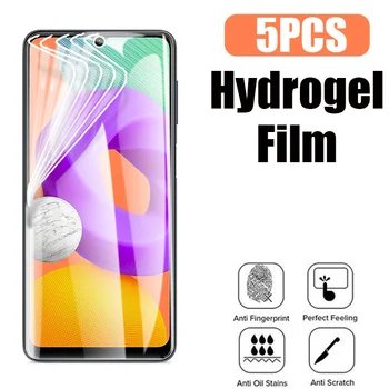 5pcs Hydrogel סרט עבור Samsung Galaxy הערה 20 10 S22 A73 A53 A33 A13 A23 מגיני מסך עבור סמסונג אולטרה S21 S20 S10 S10E