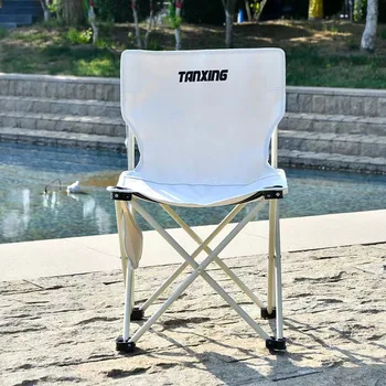 נסיעות חיצונית האולטרה כיסא מתקפל Superhard עומס גבוה כיסא קמפינג נייד חוף הליכה פיקניק מושב כלי דיג הכיסא