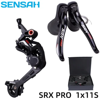 SENSAH SRX Pro חצץ אופני כביש 11 מהירות Groupset CX אופניים 1X11 ההילוכים מכני הבלם, המצמד Rear Derailleur Cyclo-קרוס