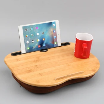 נייד במבוק נייד שולחן כריות הברכיים השולחן מדף מגש לוח לעמוד שימושי למידה השולחן מחזיק עבור המיטה מחברת חיצונית