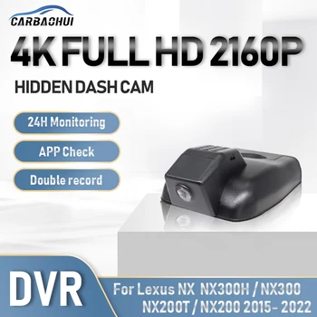 4K HD DVR המכונית Dash Cam מצלמת Wifi 24h חניה רשומה נהיגה מקליט וידאו עבור לקסוס NX NX300H NX300 NX200T NX200 2015-2022