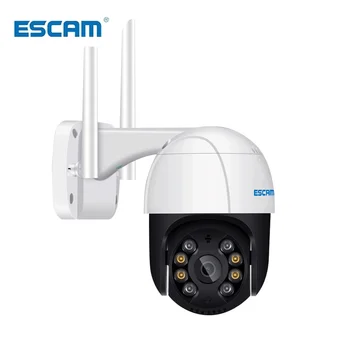 ESCAM QF218 1080P פאן/להטות AI דמוי זיהוי ענן אחסון עמיד למים WiFi מצלמת IP עם שני בדרך אודיו מצלמות אבטחה.