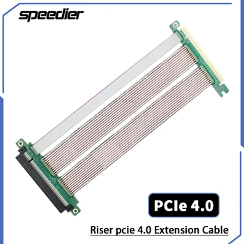 קמה pcie 4.0 סיומת כבל Pci-e x16 כבל מאריך PCIE Express4.0 16X כבל מאריך pcie Riser