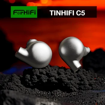 TINHIFI C5 HiFi IEM אישית מאוזנת, אבזור נהג אוזניות בכיכר צלחת הסרעפת In-Ear Monitor Earbud 0.78 מ 