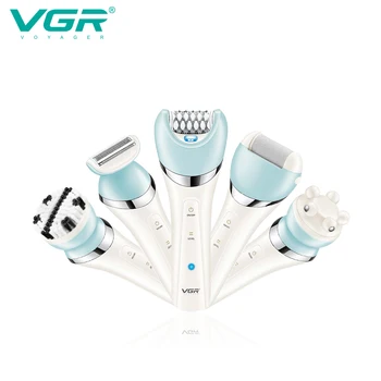 VGR שיער מקצועי מכונות חיתוך לנשים נטענת 5 1 הגברת תרצה להגדיר חשמלי מכונת גילוח עבור נשים V-703