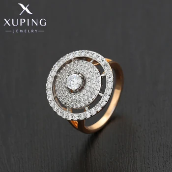 Xuping תכשיטי אופנה חדש פופולרי נשים טבעת עם זירקון זהב מצופה A00361281