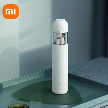 Xiaomi Mijia כף יד שואב אבק ביתי נייד מכונית מיני אלחוטית אספן אבק 13000PA סופר חזק שאיבה שואב אבק