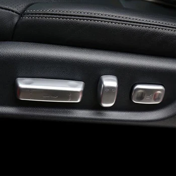 עבור הונדה CRV-CR-V 2012-2016 אביזרים ABS כרום מושב המכונית התאמת מתג לחצני פנל כיסוי לקצץ סגנון רכב 5Pcs