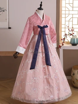 2023 קוריאני מסורתי בגדים עבור נשים המשפט תחפושת לאומית ההאנבוק הזה בשלב שמלת ריקוד קוריאה החתונה oriantal שמלת ריקוד